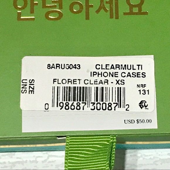 iPhone XS/X Kate Spade cell phone case - Picture 6 of 7